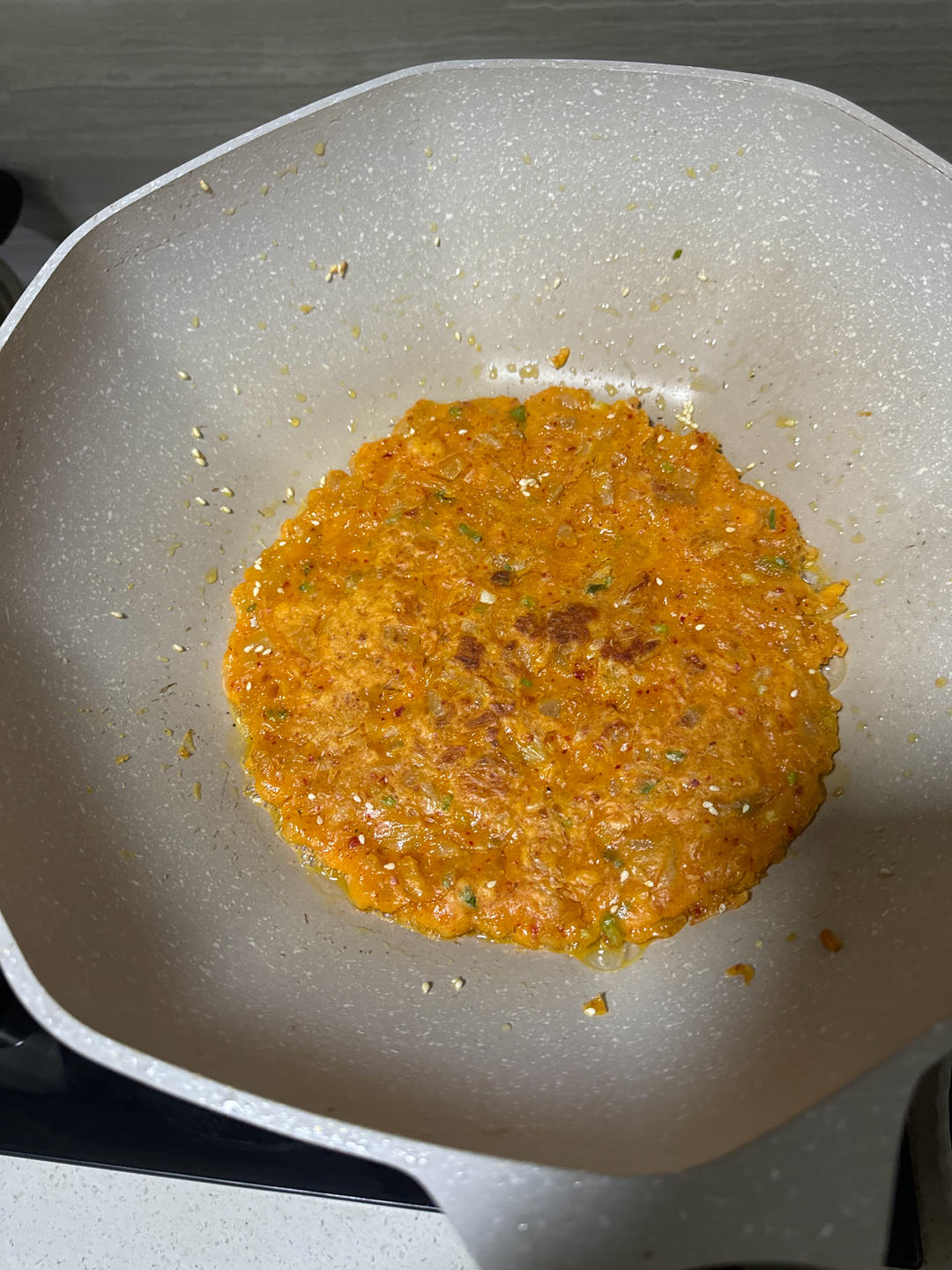 辣白菜饼