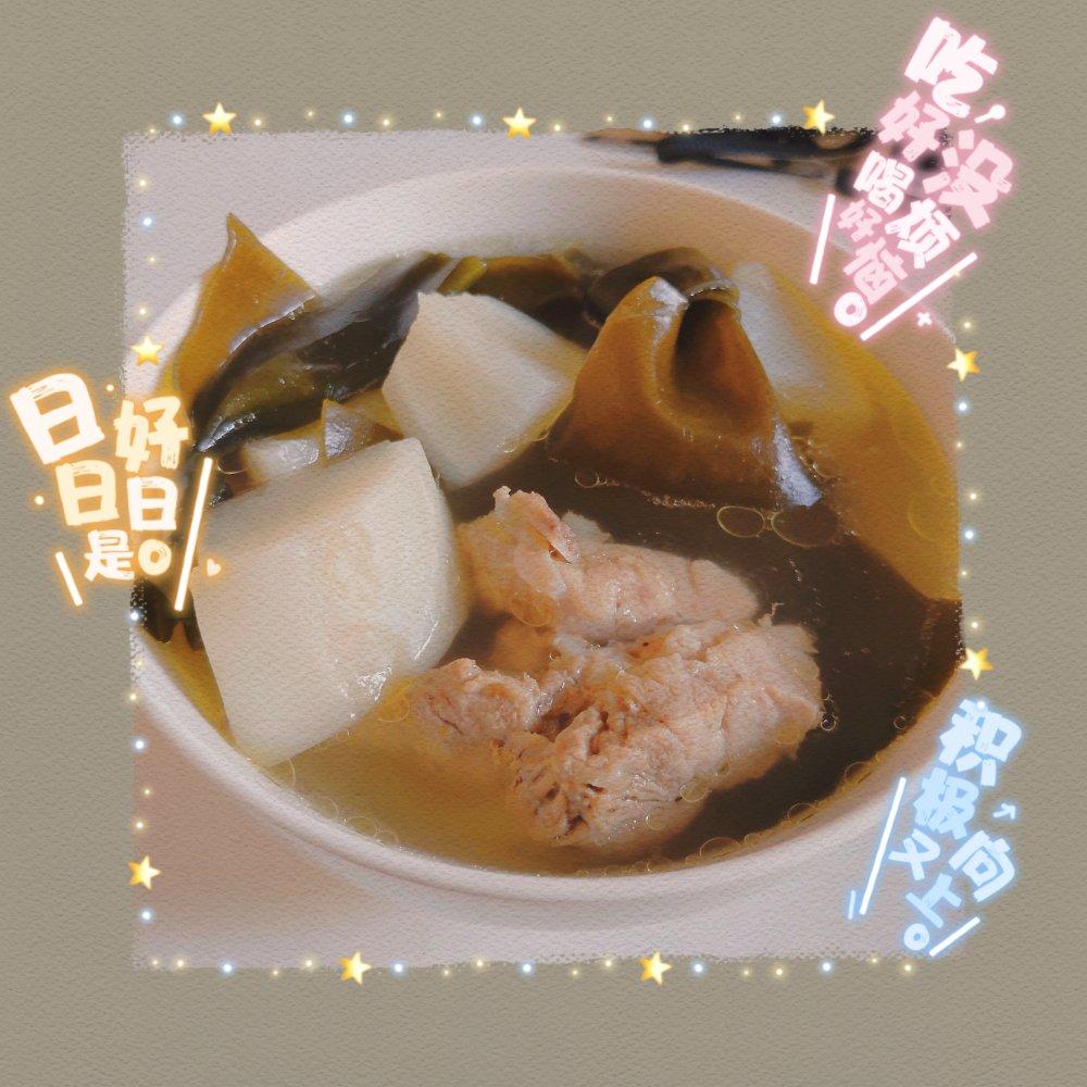 夏日靓汤之海带排骨汤（电高压锅版）