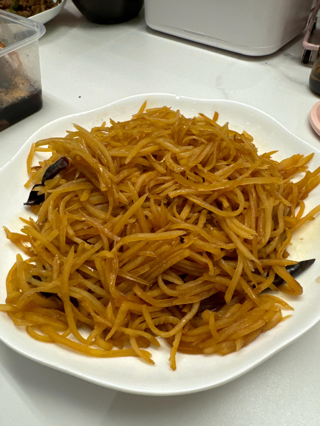 酸辣土豆丝的家常做法 超级下饭