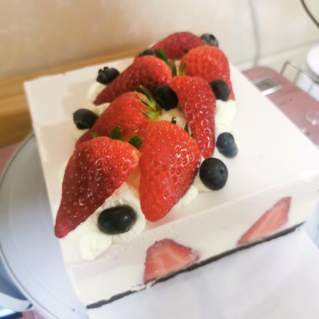 🍓双色草莓酸奶乳酪蛋糕