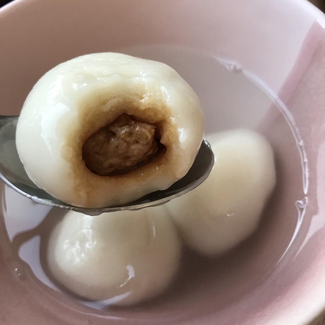 外婆家的肉汤圆㊙️记忆中的味道