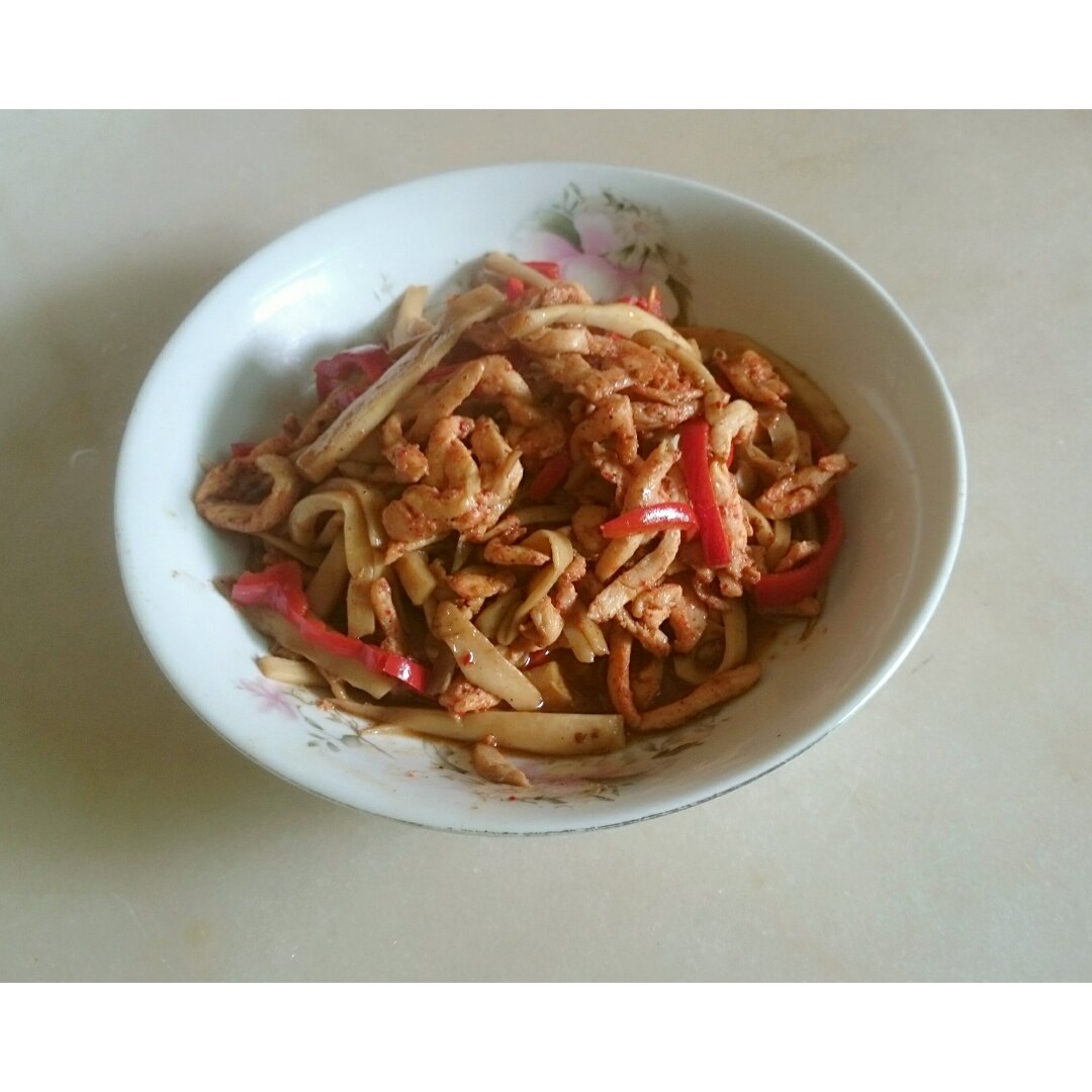 小炒美极杏鲍菇