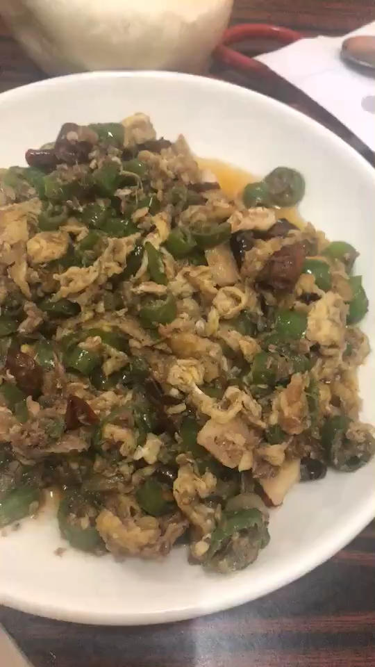 山东人都爱吃的虾酱炒辣椒~超级下饭（馒头）