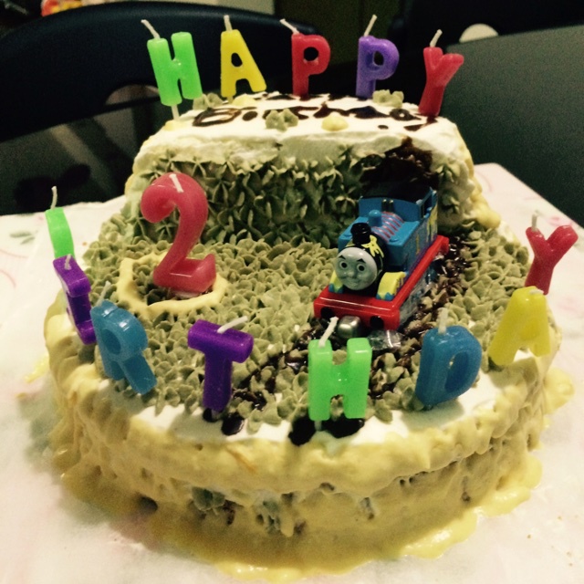 托马斯场景奶油蛋糕