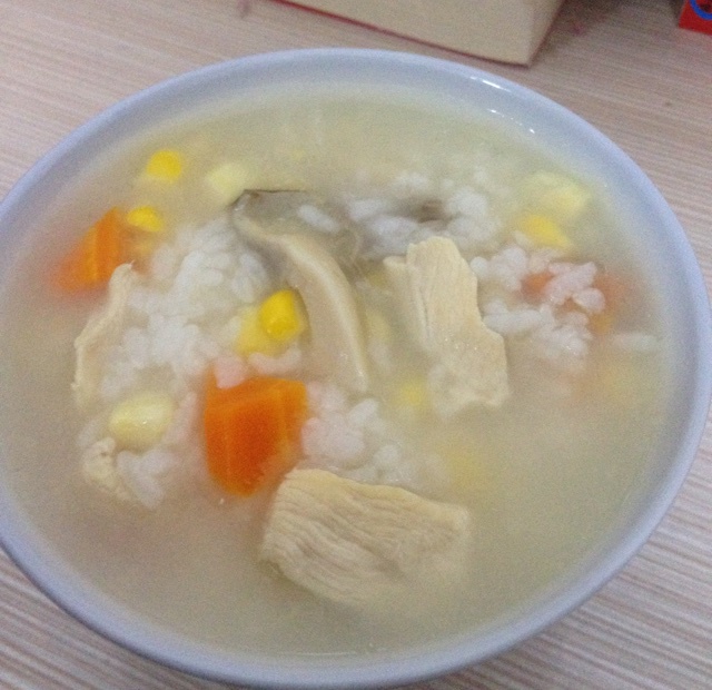 香菇鸡肉粥