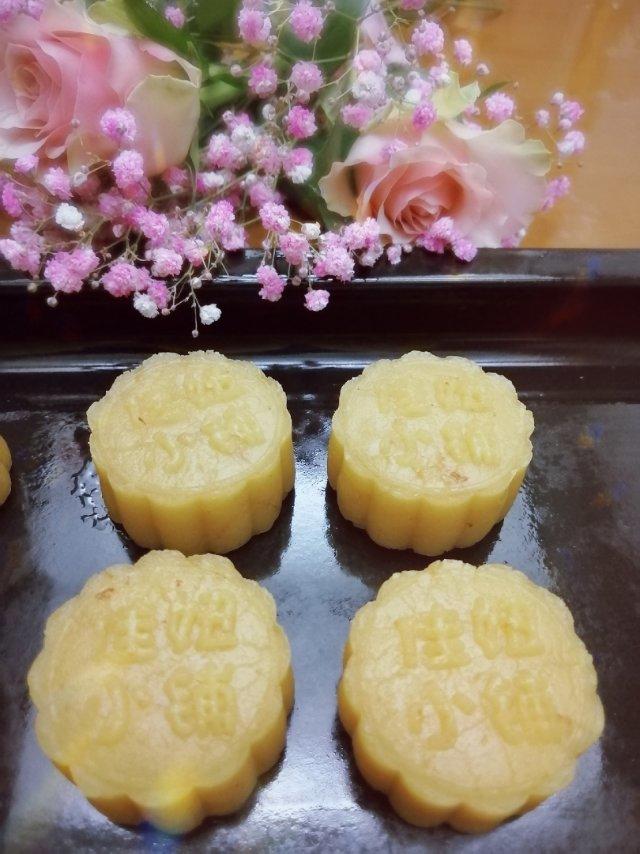 绿豆糕(脱皮绿豆粉版本)