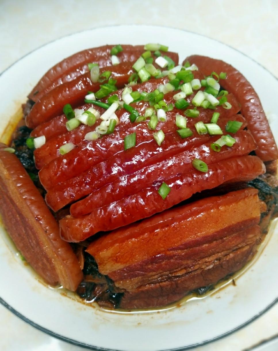 不用油炸更健康的梅菜扣肉