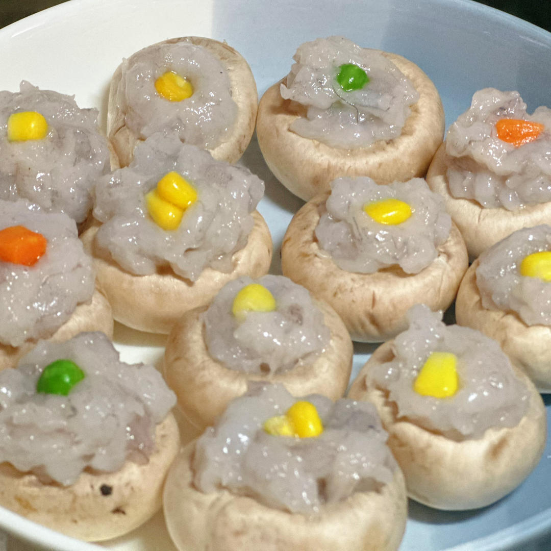 虾滑酿口蘑  <302小厨房>