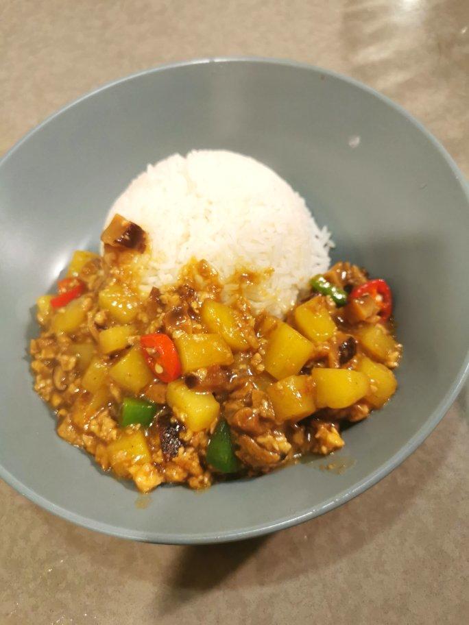 ㊙️香菇土豆肉沫拌饭❗️比外卖还好吃