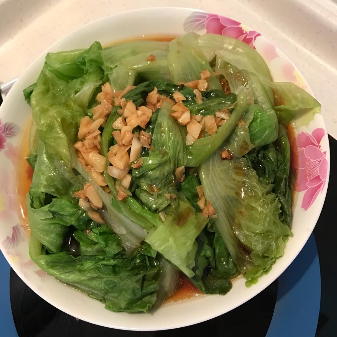 家常菜 蚝油生菜