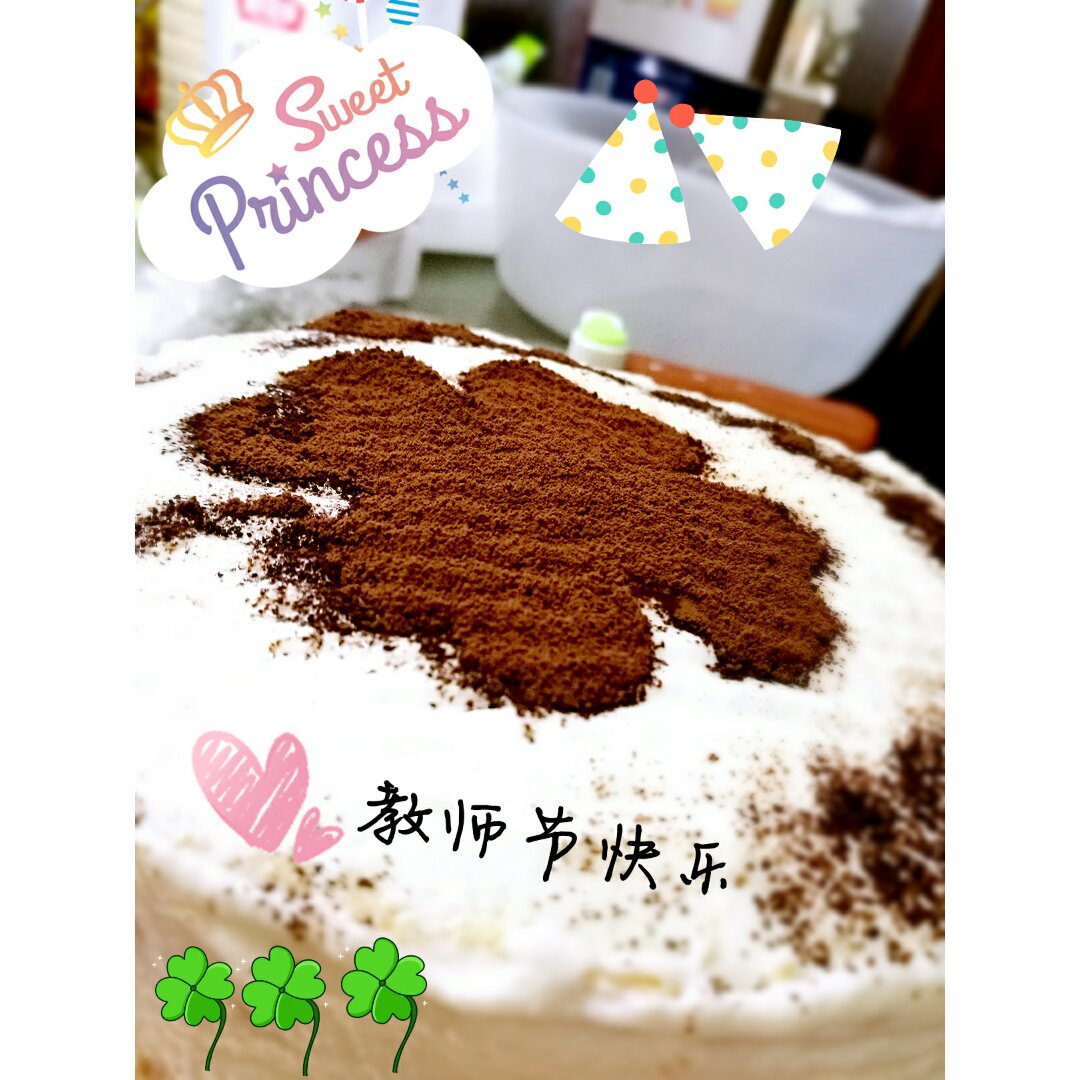 《Tinrry+》戚风蛋糕（6寸配方）（基础、超详细教程）