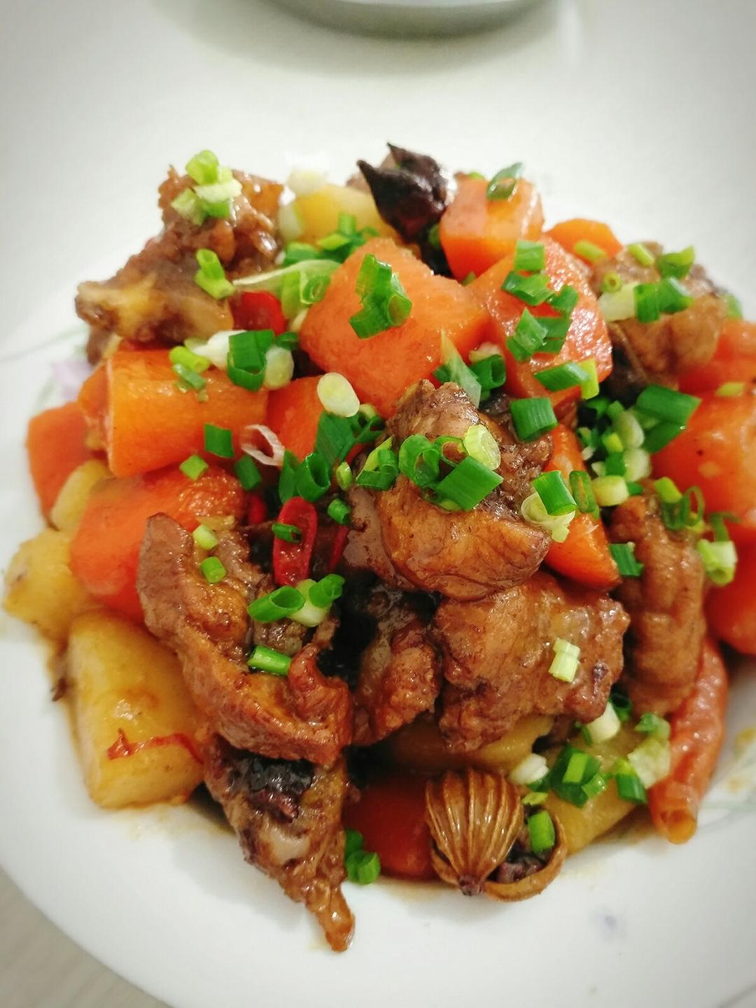 胡萝卜土豆炖排骨