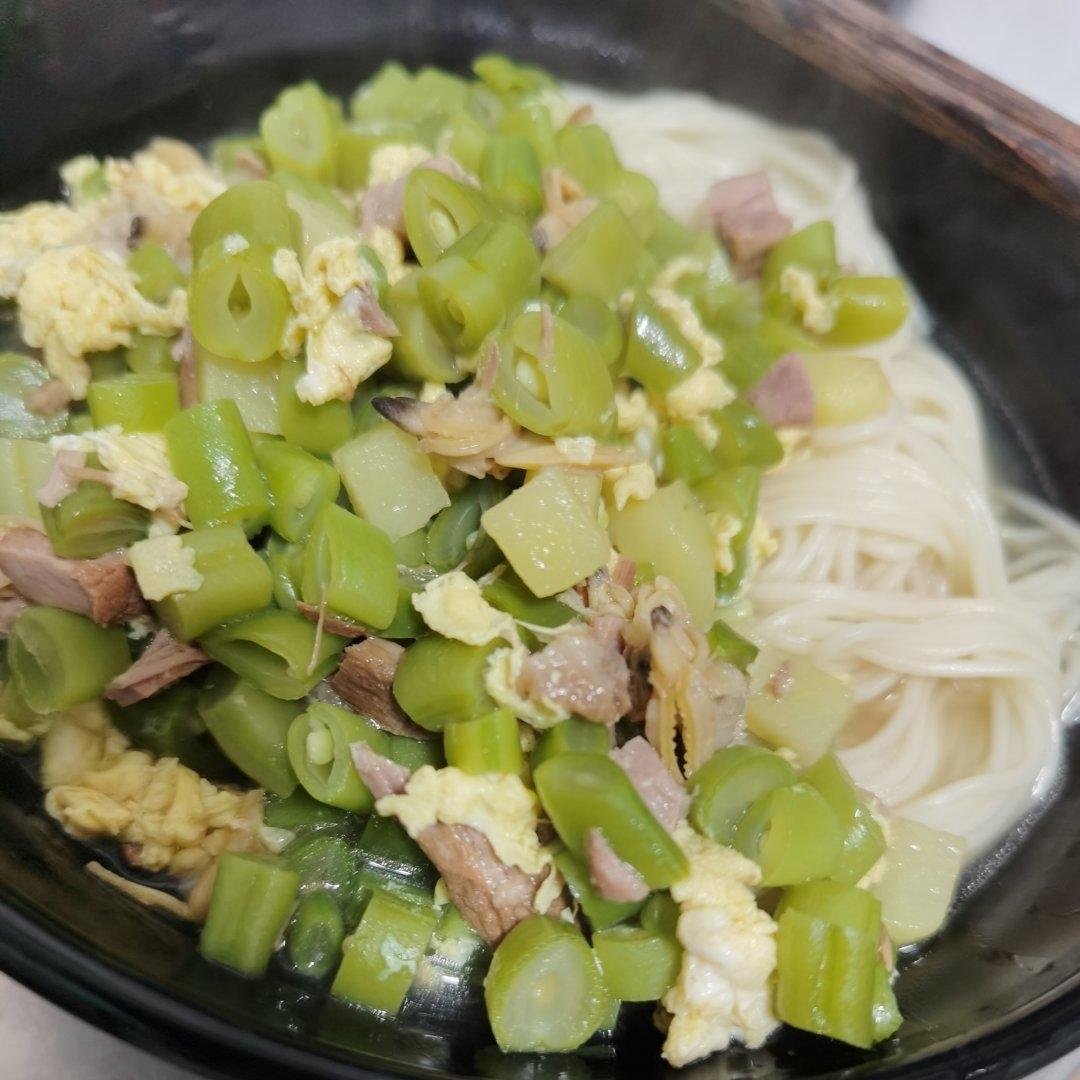 蛤蜊芸豆蔬菜面