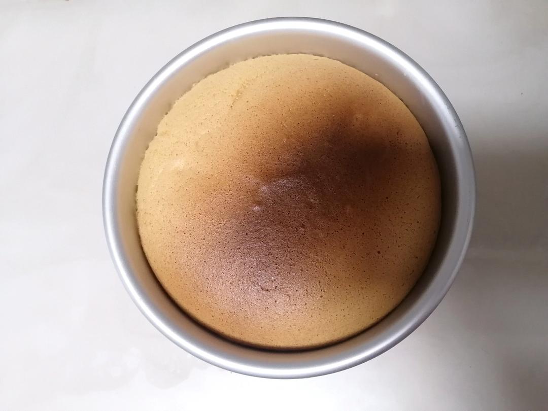小烤箱的六寸戚风蛋糕