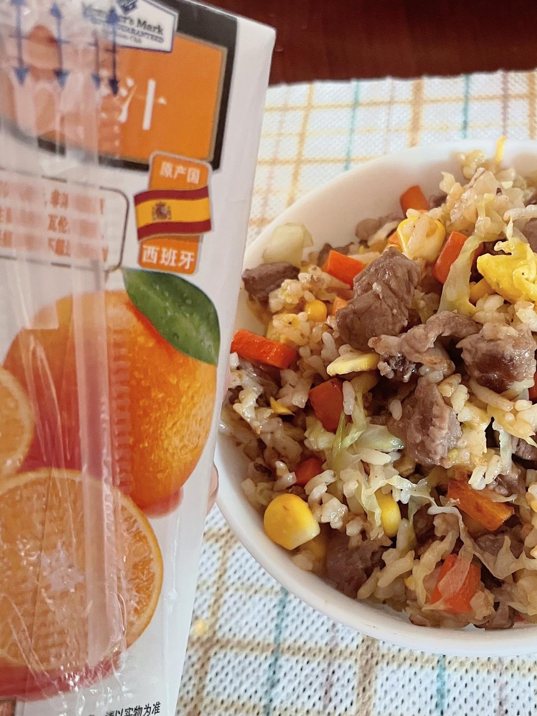 牛排炒饭的做法