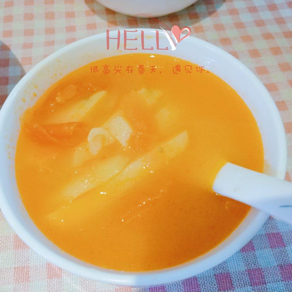 超级浓超好喝的番茄土豆汤