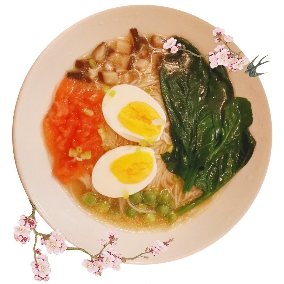 菌汤面条 看得见的香菇 尝得到的鲜美 这才是真正的菌汤