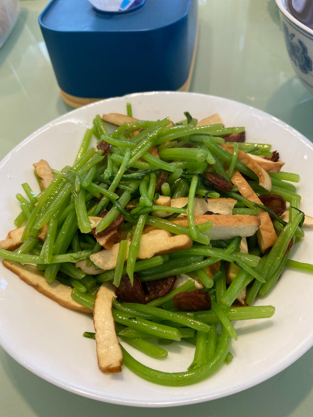 芦蒿炒豆干