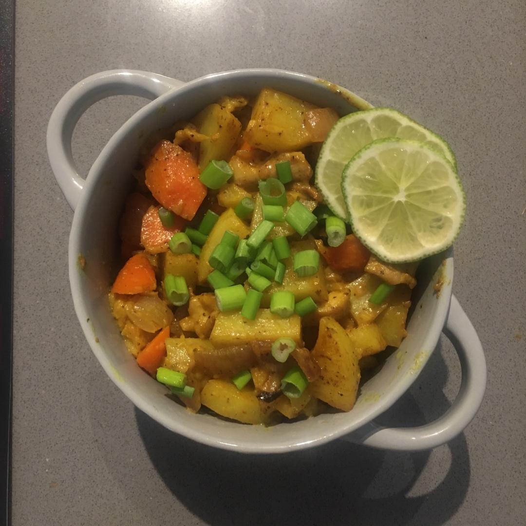 【健康三餐】苹果咖喱鸡