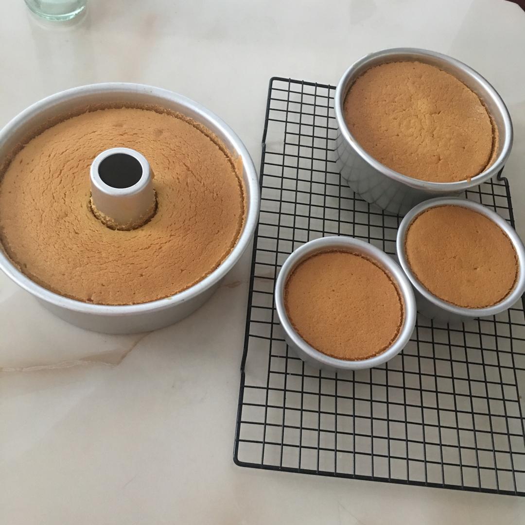 芒果果酱戚风蛋糕