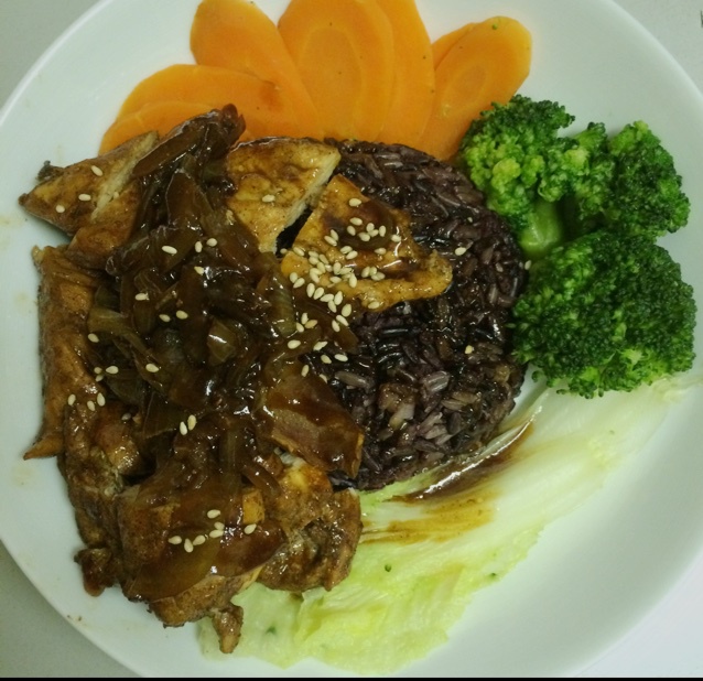 日式照烧鸡排饭