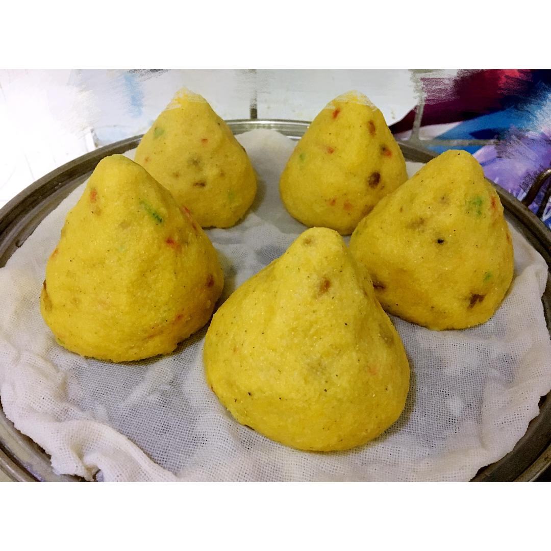 超简单烫面玉米窝头100%成功