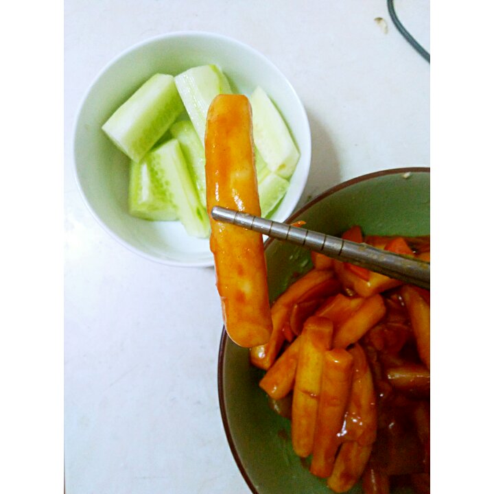 韩式辣炒年糕（or网红芝士套路之芝心年糕）