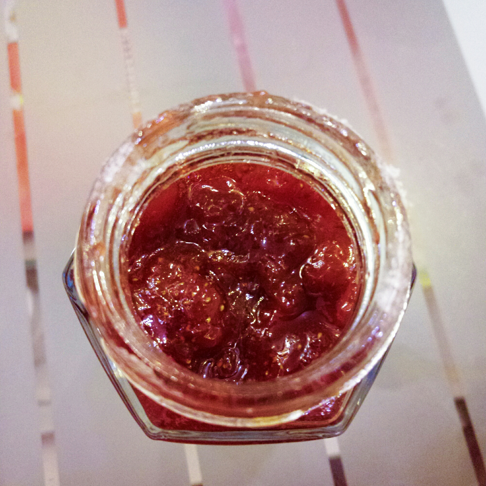 【圣诞风】纯天然草莓酱~无添加剂，不兑水的做法 步骤2