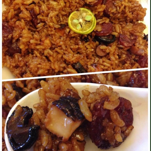 香菇肉丁油饭