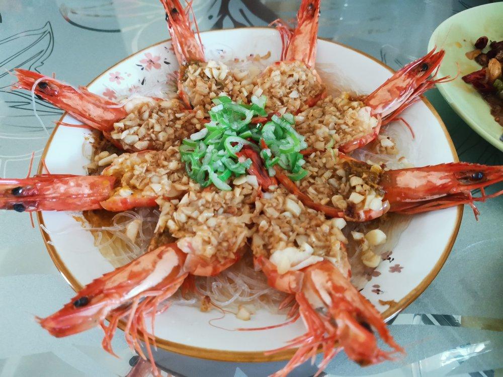 蒜蓉粉丝蒸虾