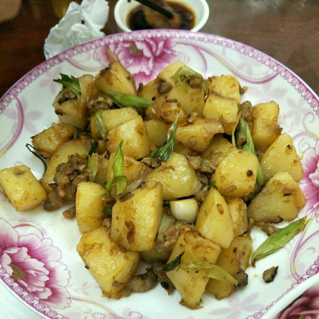 土豆肉末