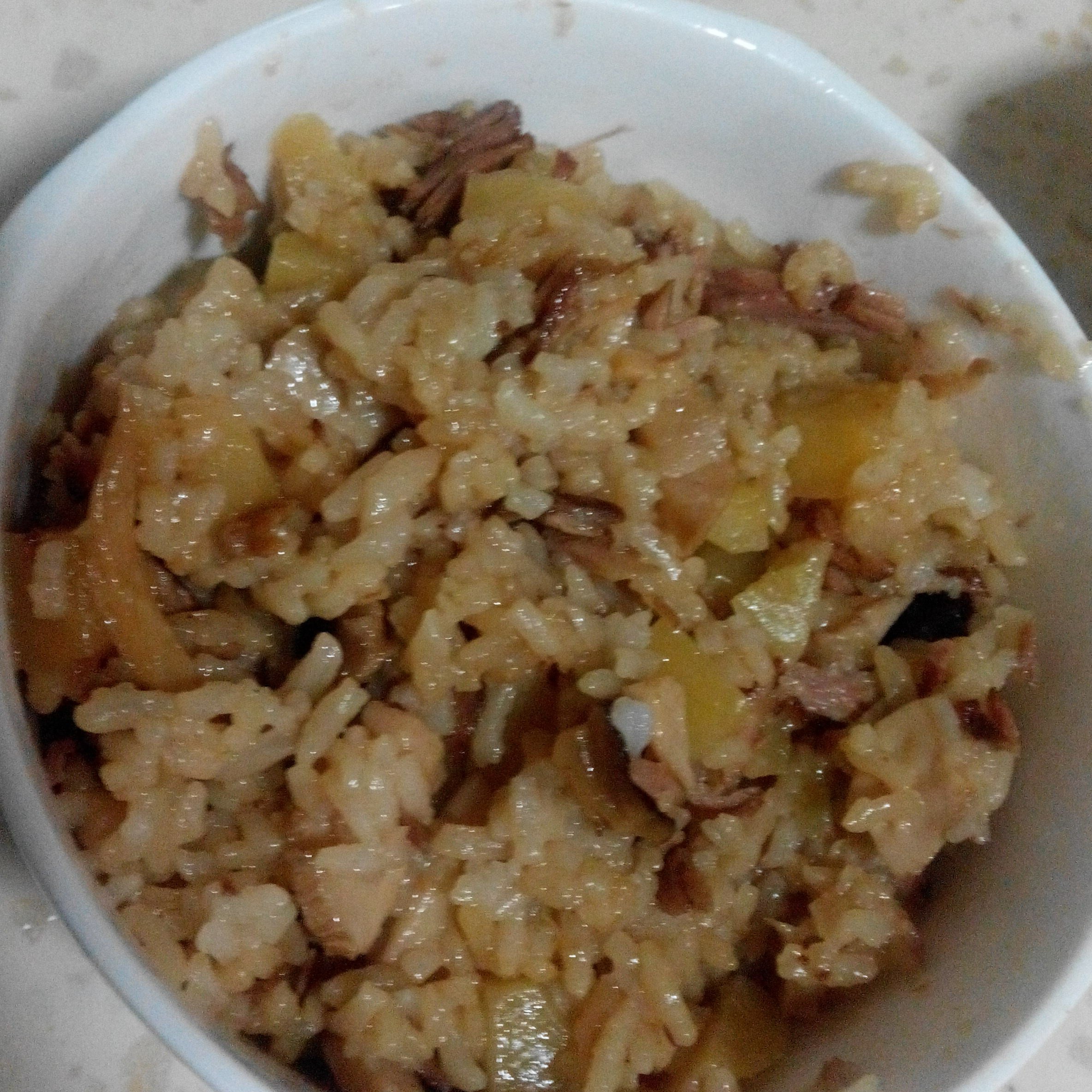香菇土豆腊肠焖饭