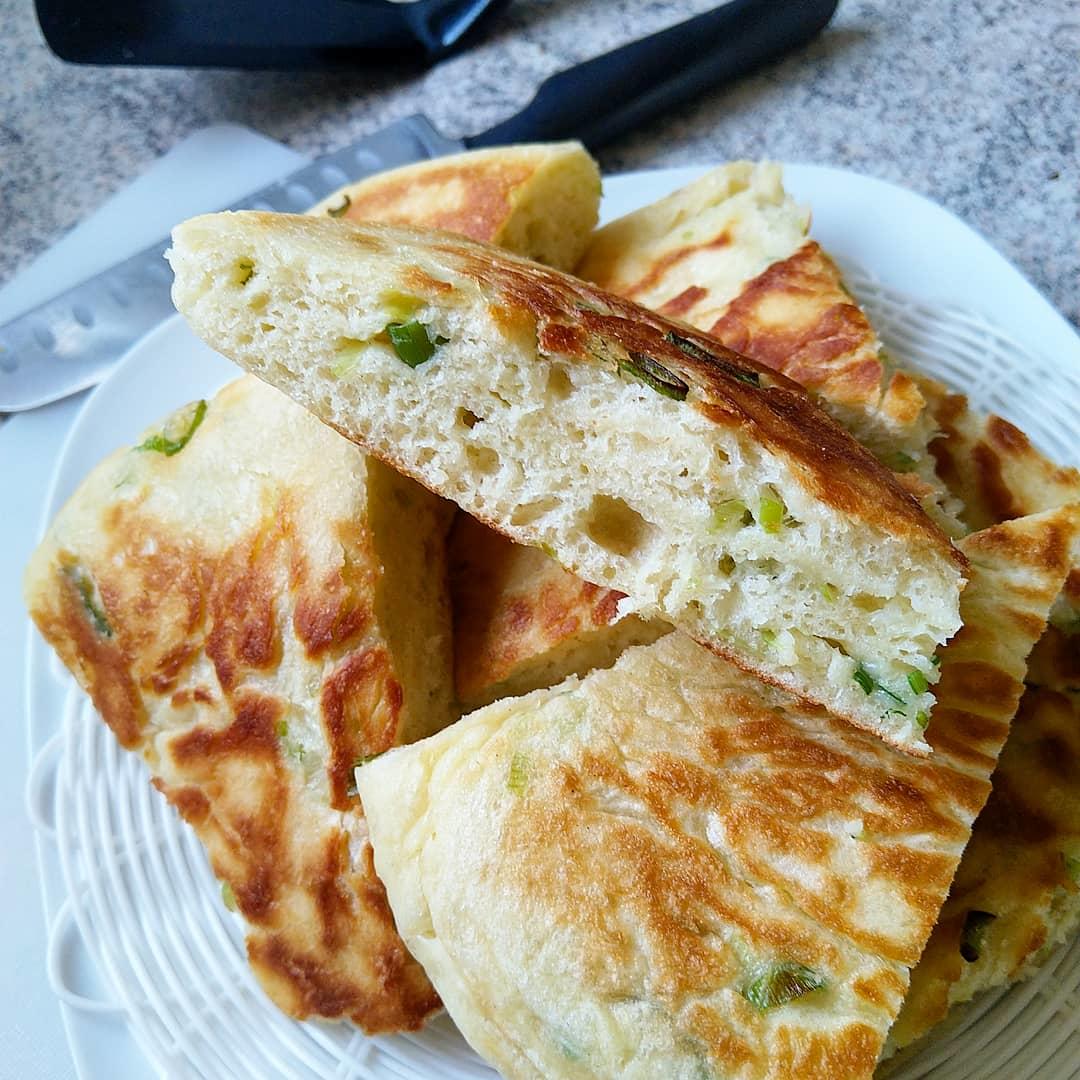 葱花发面饼