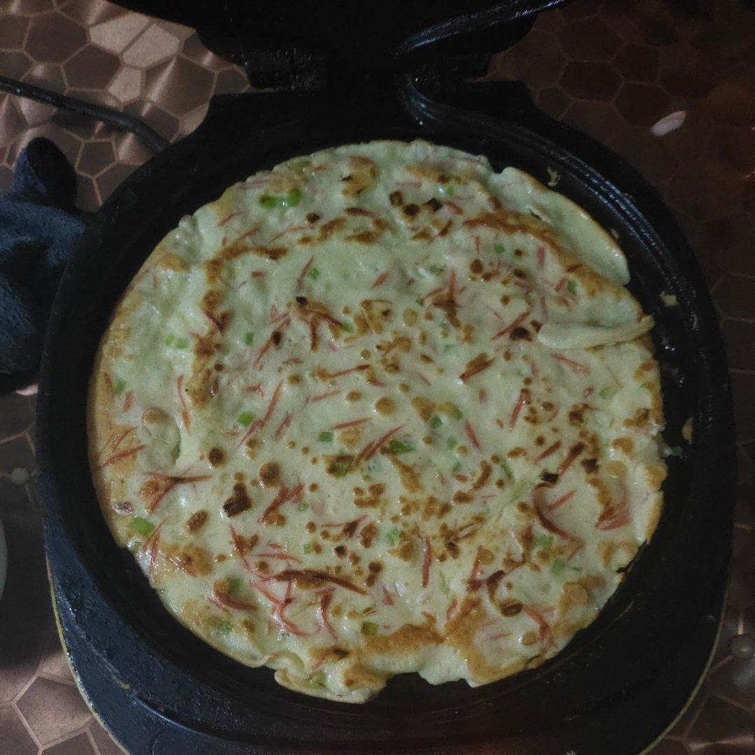 简单快手蔬菜鸡蛋煎饼