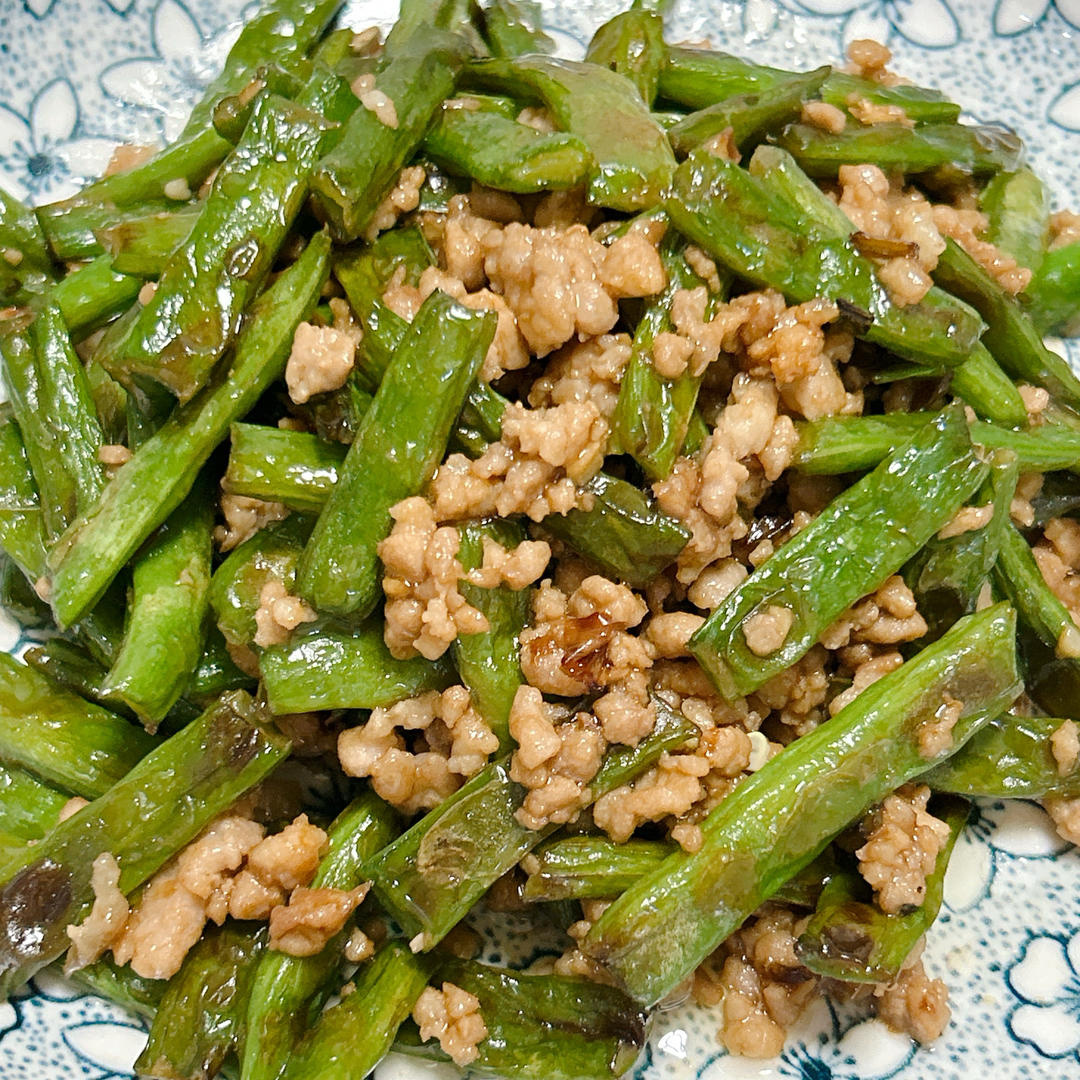 肉沫干煸豆角