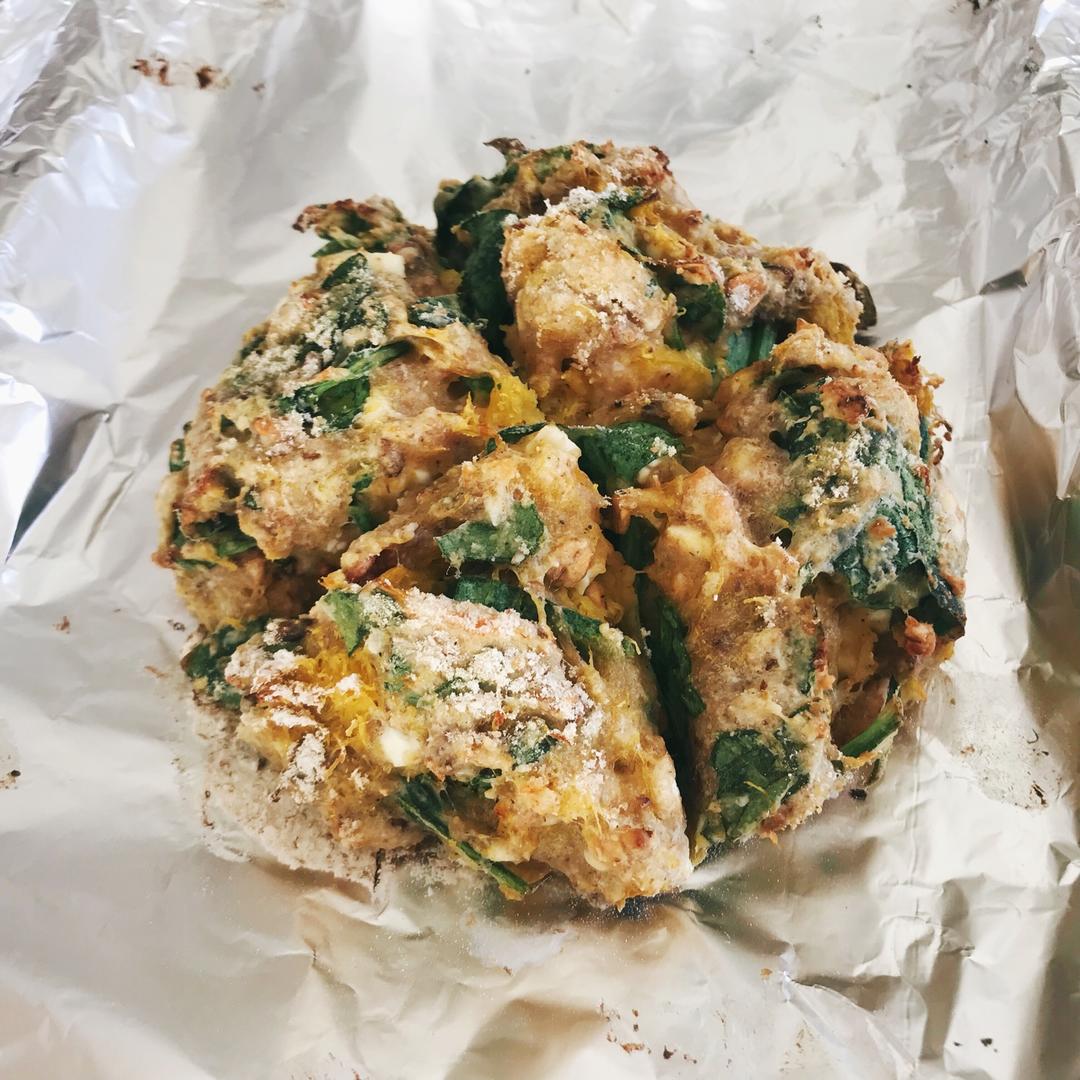 菠菜南瓜奶酪丹波面包丨健康·烘焙
