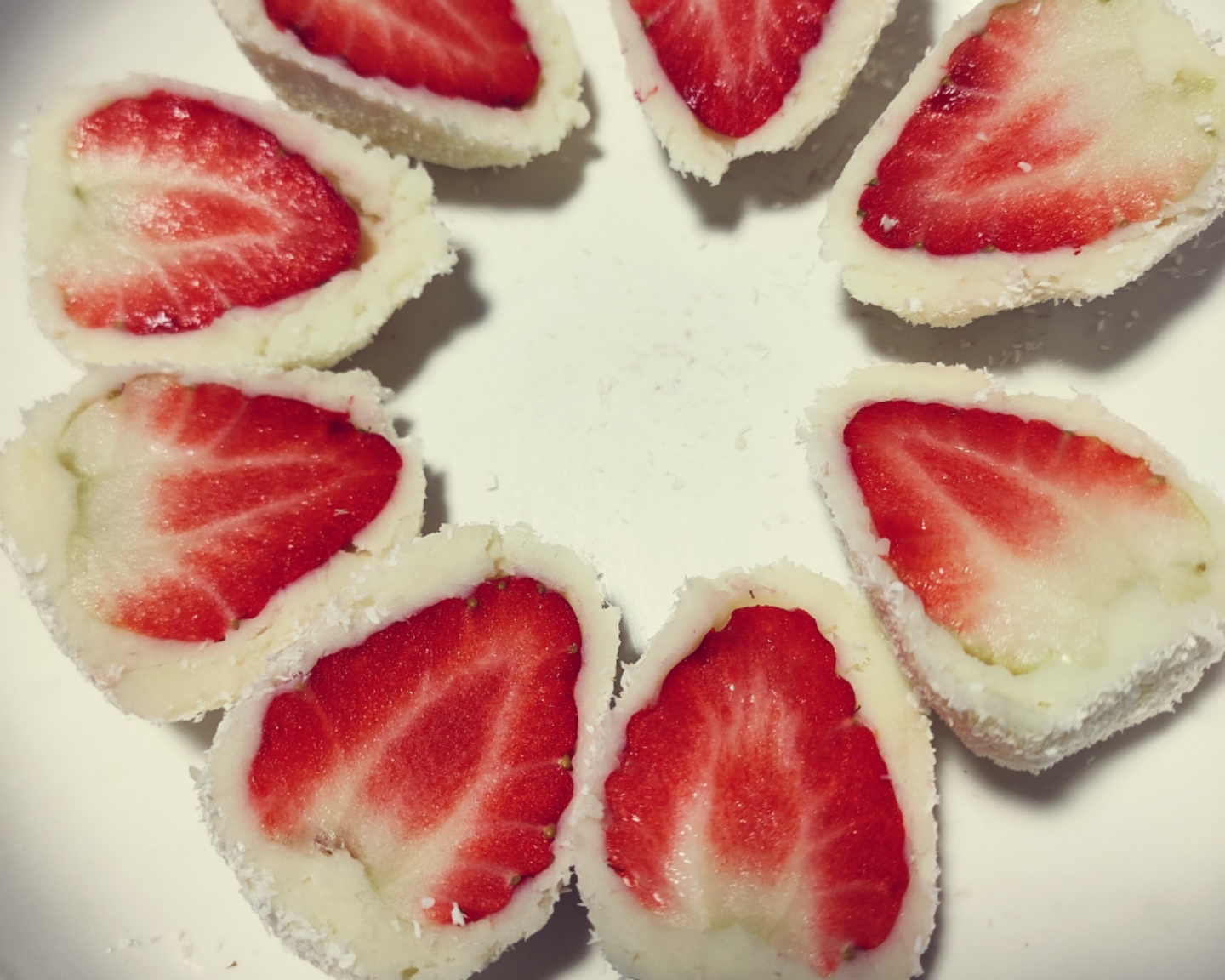 减脂快手高颜值甜点——山药草莓的做法