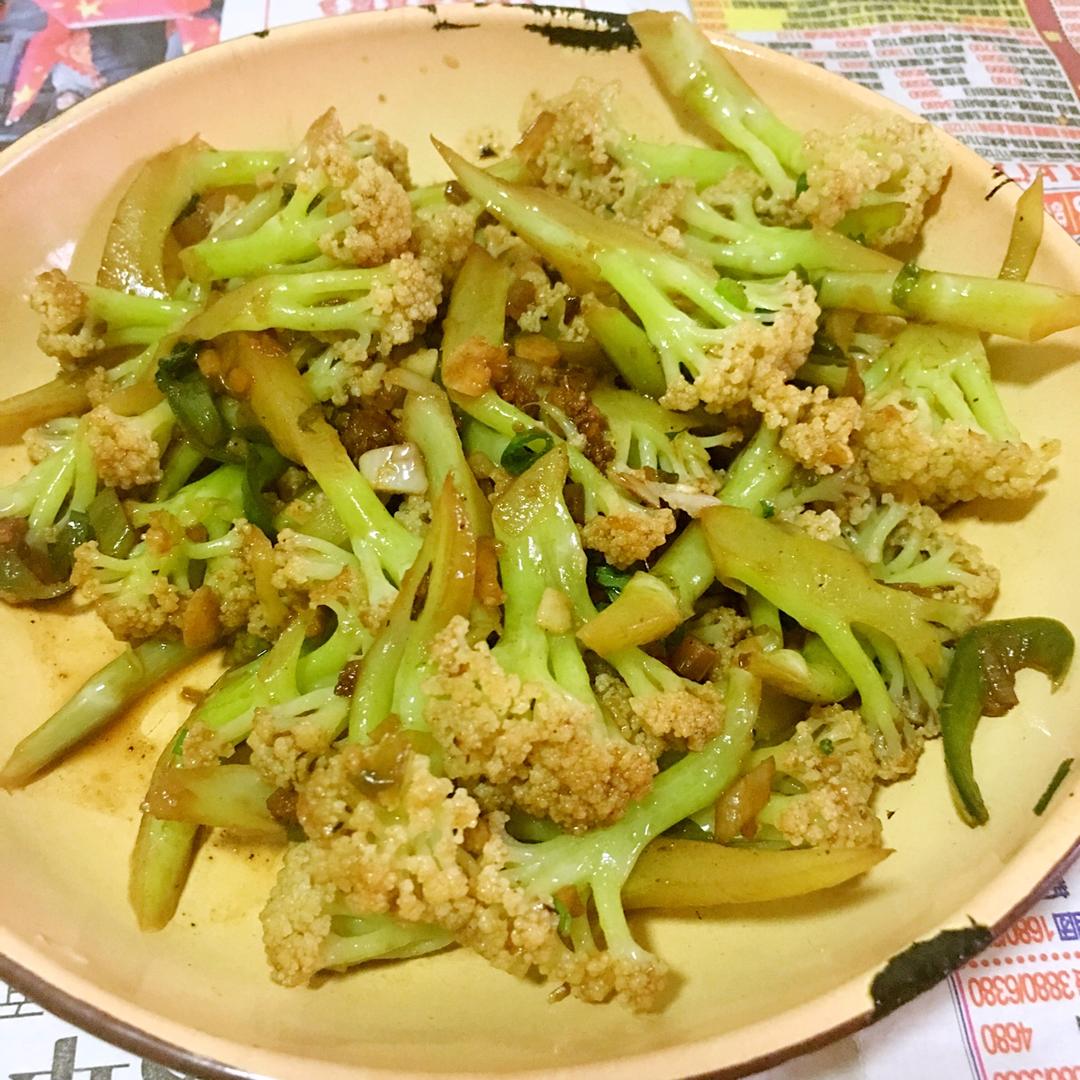 干煸有机花菜