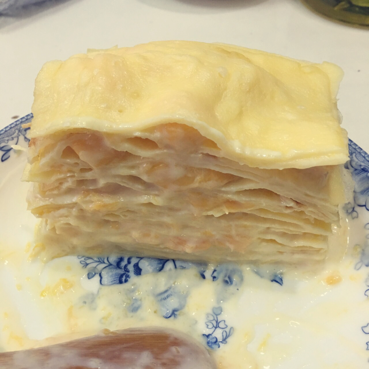 不用奶油的千层蛋糕