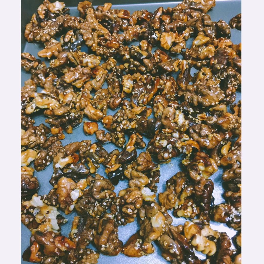 【琥珀核桃仁】冰糖无油不粘手