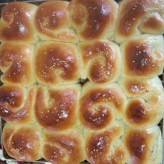 脆底蜂蜜小面包