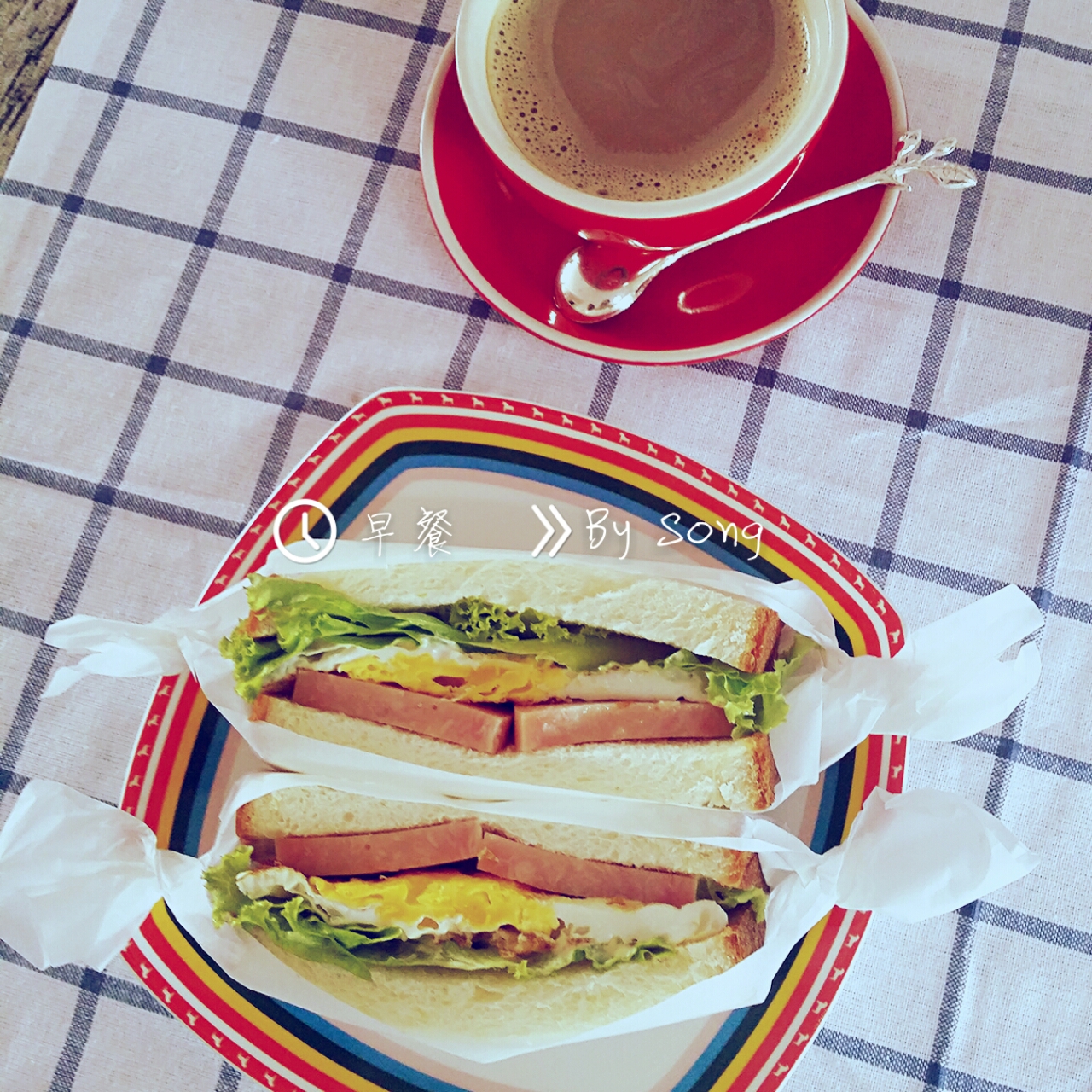 如何做超厚的沼三明治~详细tip！牛油果鸡蛋午餐肉三明治~