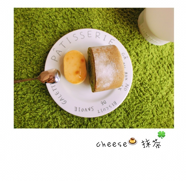 抹茶戚风蛋糕卷