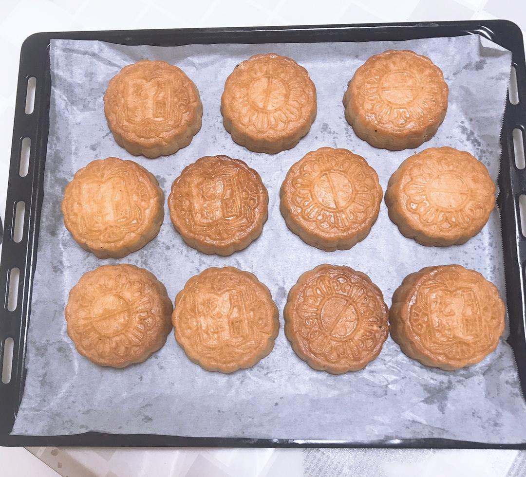 北方传统老式月饼（不加转化糖浆版本）