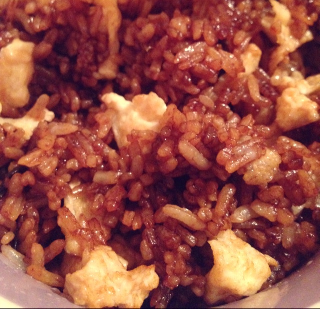 傻瓜版酱油炒饭