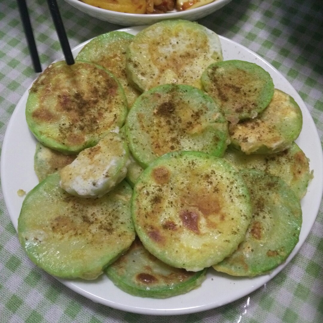 韩式煎西葫芦