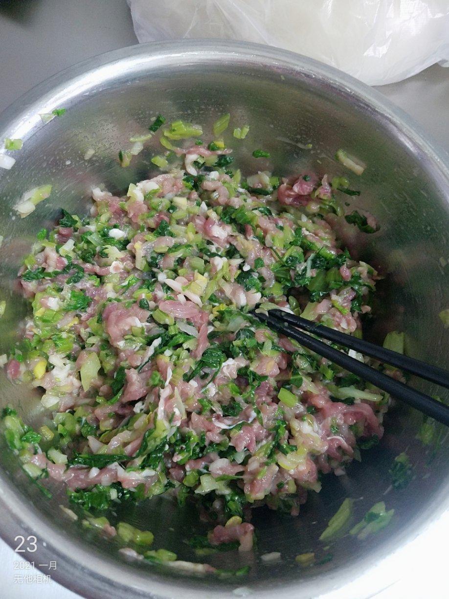 小白菜鲜肉鸡汤馄饨