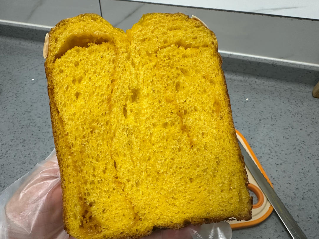 南瓜炼奶吐司