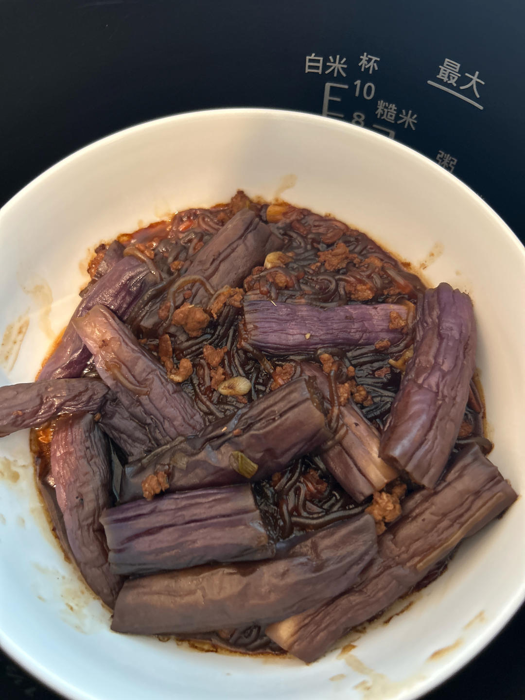 不放一滴水爆下饭茄子粉丝煲！巨浓香！