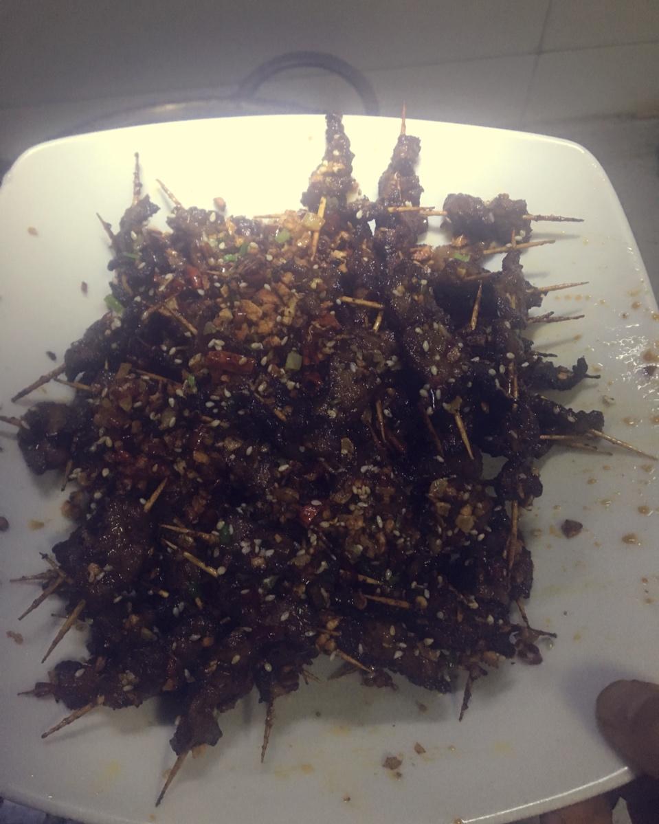 孜然牙签牛肉